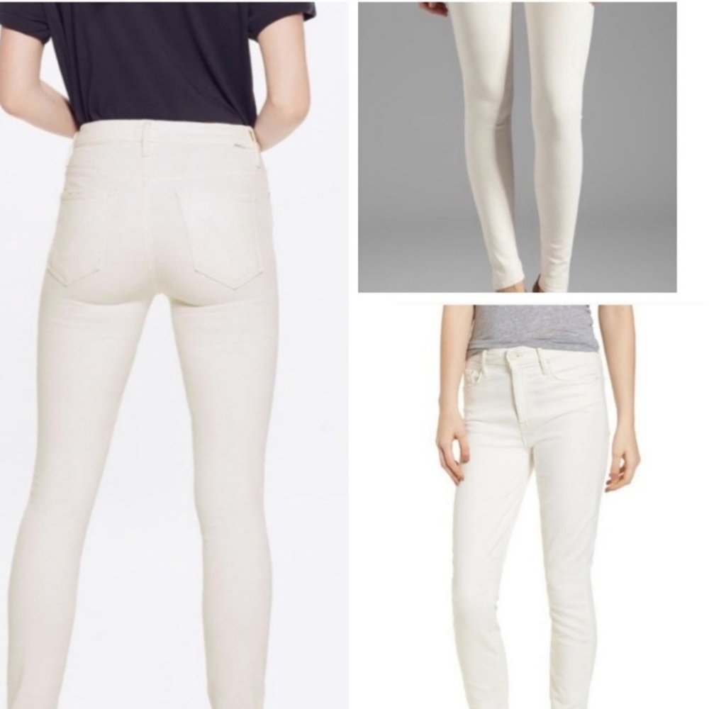 MOTHER - High Waisted Looker in Whipping The Cream